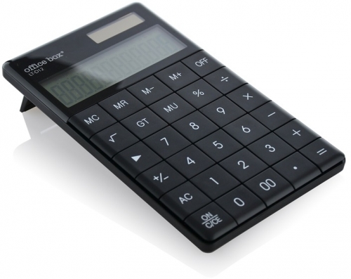 Calculator de birou plat Office box, LT-D12, negru, 12 cifre